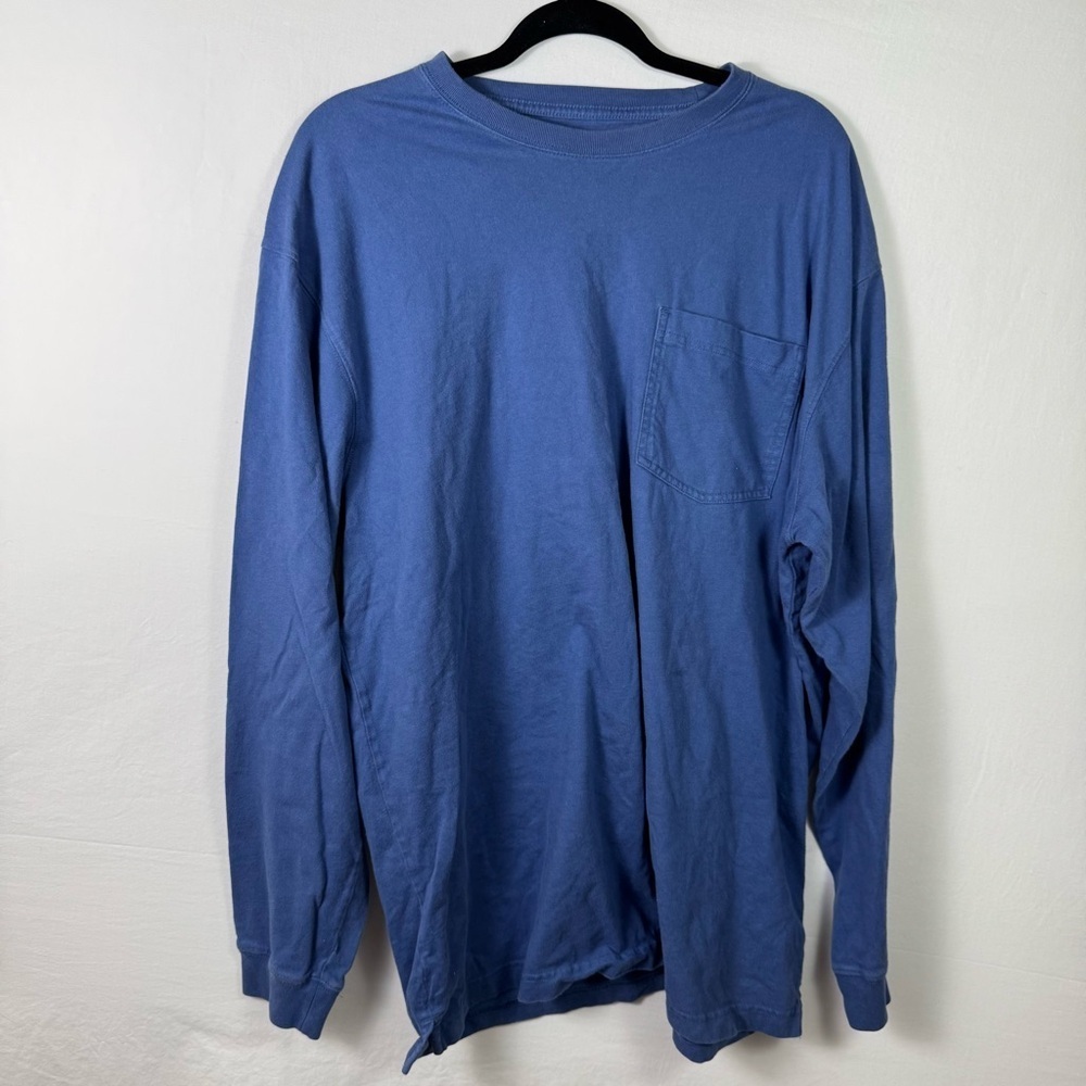 Duluth Trading Co. Blue Long Sleeve T-Shirt Men’s size L